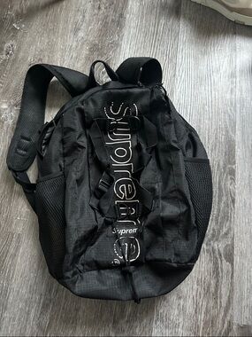 Supreme Black hiking Backpack